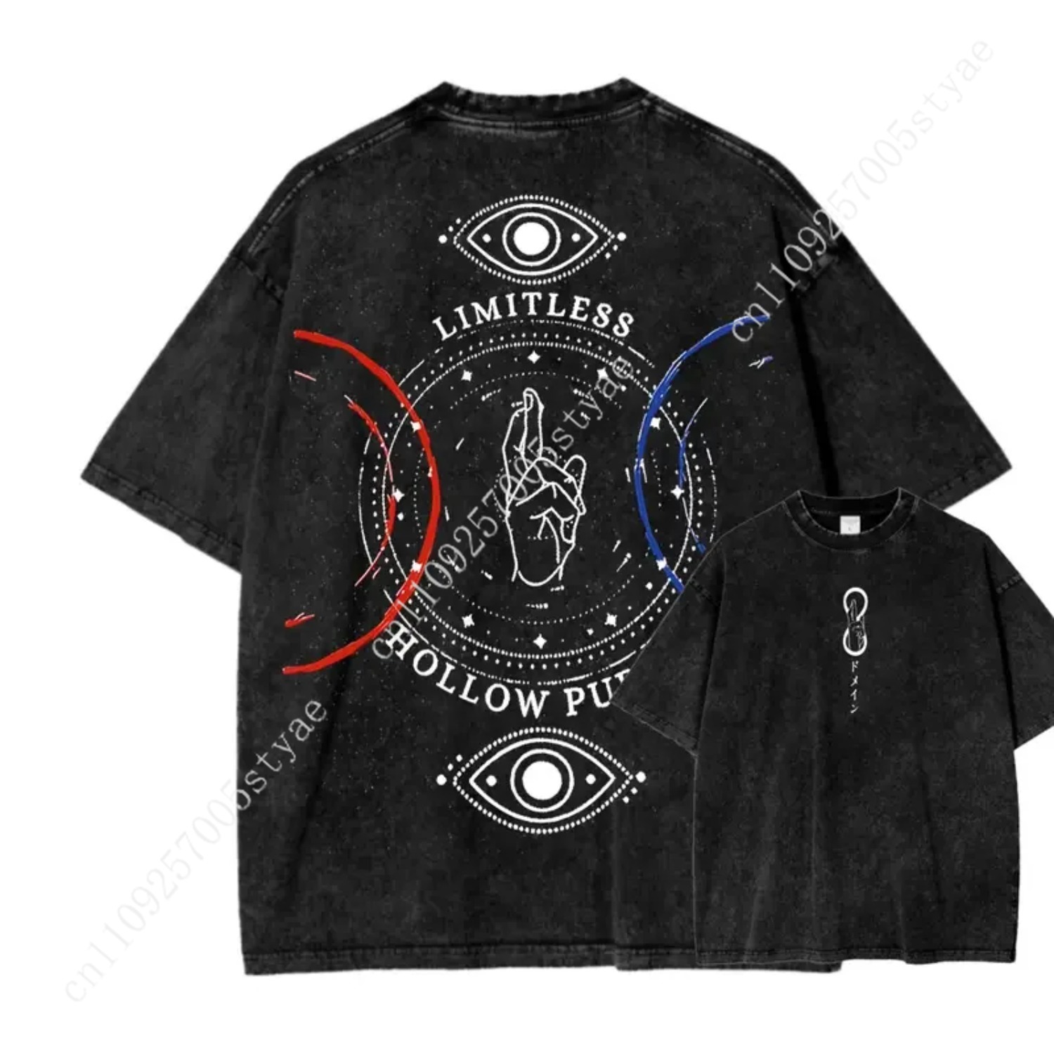 Summer Clothing Vintage - Anime Gojo Satoru Print T-Shirt für