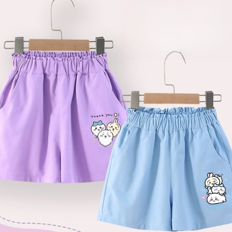 Summer Light Clothing - Anime Cartoon Kawaii Chiikawa Kinderkleidung Shorts