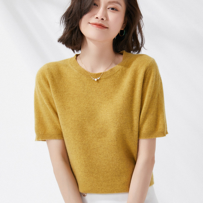 Summer Clothing Yarn - Frühling und Sommer Neue kurzarm Frauen