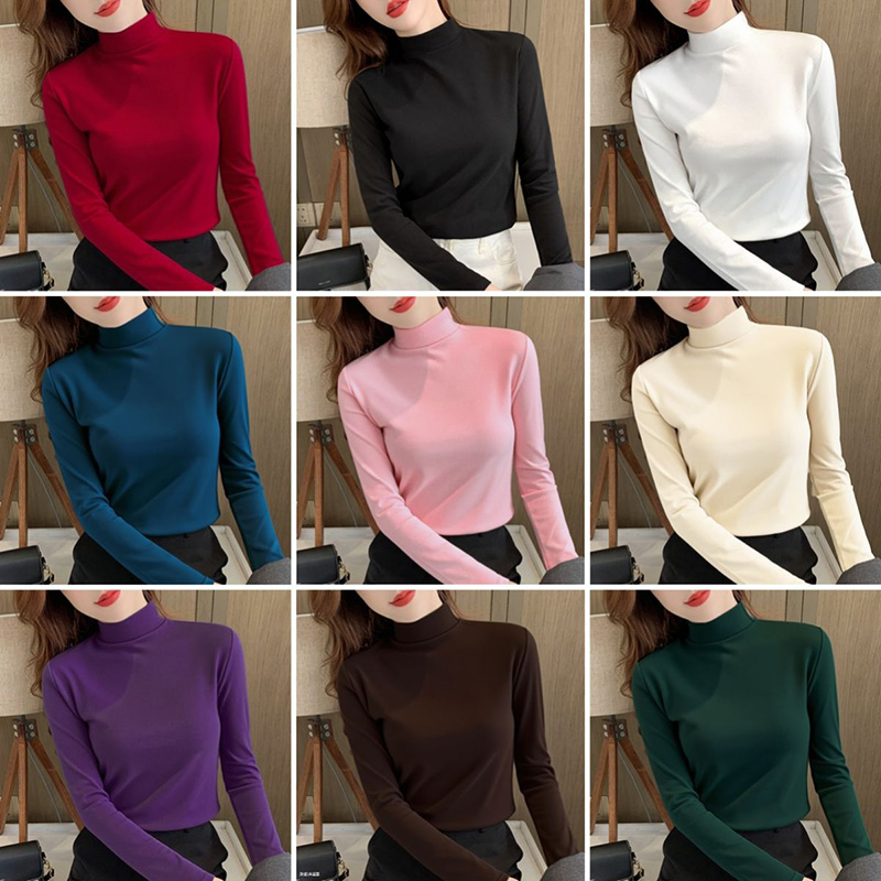 Summer Clothing Yarn - 2025 frauen Klassische Koreanische Langarm Tops