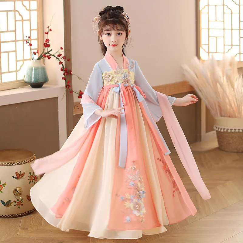 Summer Clothing For Babies - Sommer Kinder Hanfu Kleider Prinzessinnen-Kostüm Kinder