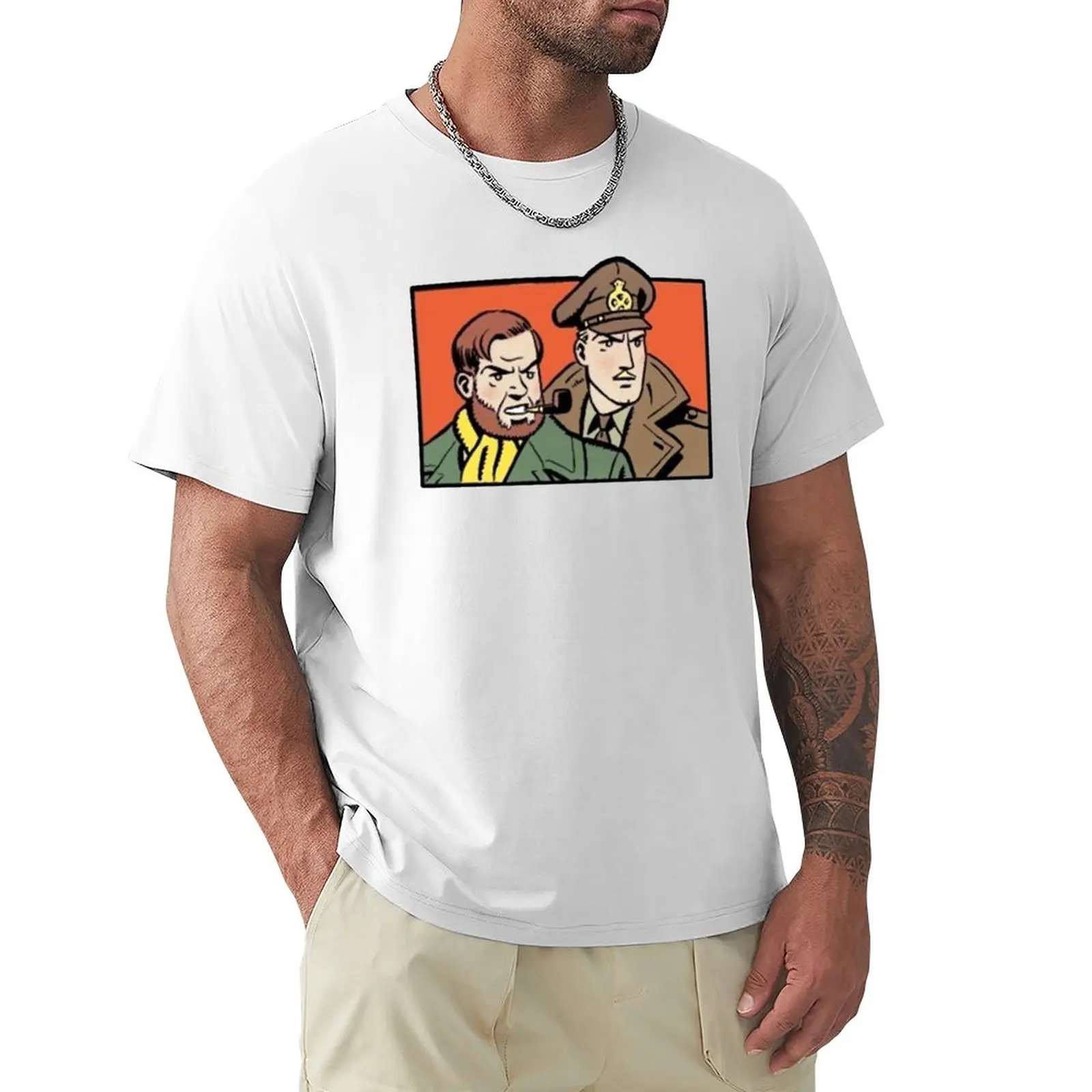 Summer Clothing Banner - Blake und Mortimer Banner Figuren T-Shirt