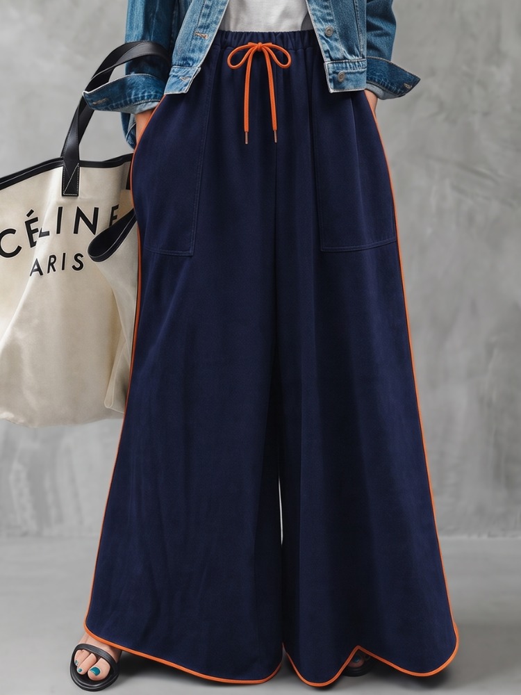 UOOZEE Damen-Hose in Marinebla – Palazzo Pant Wide Bewertung und Preis