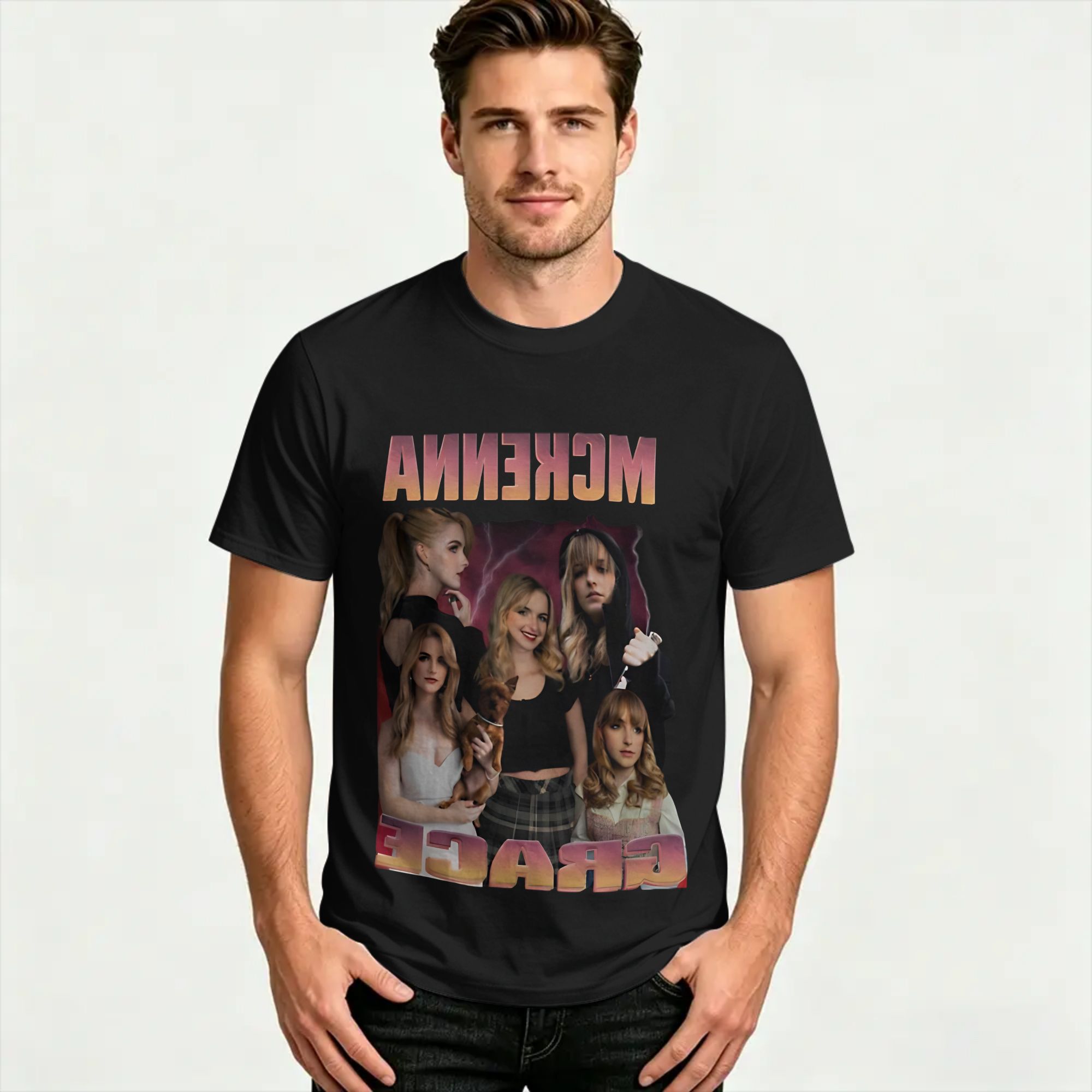 Mckenna Grace Baumwoll-T-Shirt – Summer Clothing Wholesale Bewertung und Preis