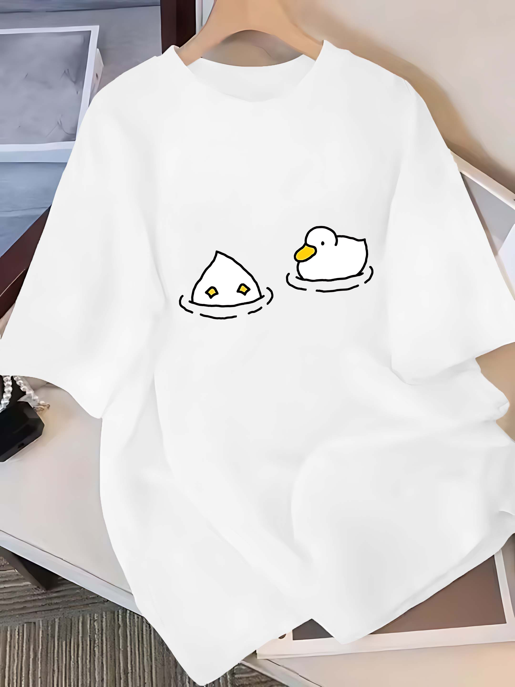 Kurzarm-T-Shirt: Niedliches Ca – Summer Duck Clothing Bewertung und Preis