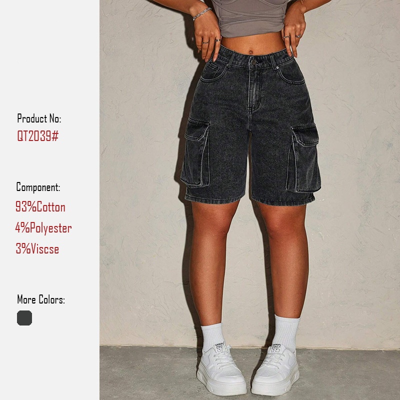 Damen Retro-Jeansshorts mit fü – Summer Clothing Vintage Bewertung und Preis