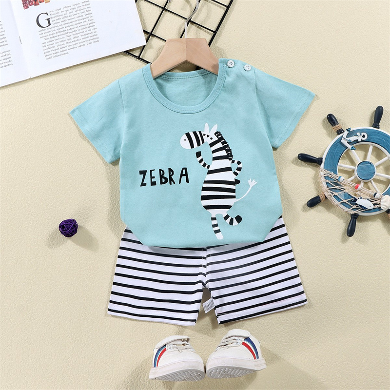 Baumwolle T-shirts + Shorts 2- – Summer Clothing For Babies Bewertung und Preis