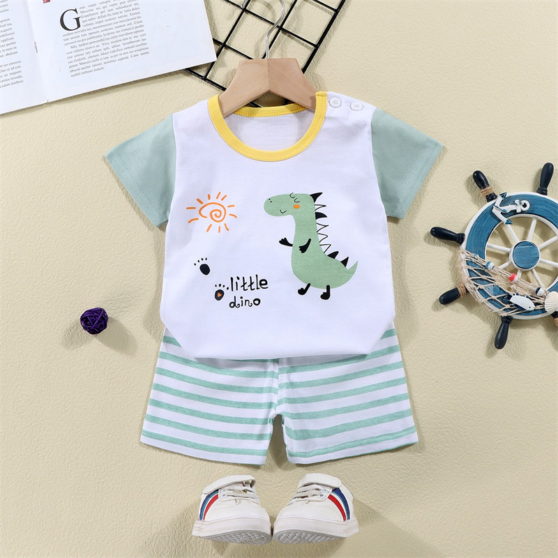 Baumwolle T-shirts + Shorts 2- – Summer Clothing For Babies Bewertung und Preis