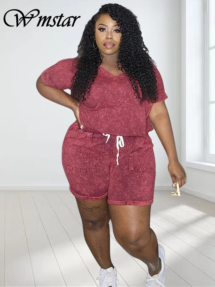 Wmstar plus size zweiteilige O – Summer Clothing Wholesale Bewertung und Preis
