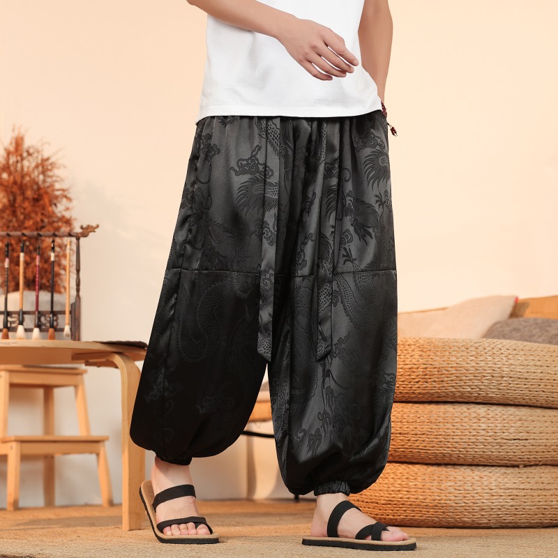Männer Breite Bein Hosen Somme – Summer Light Clothing Bewertung und Preis