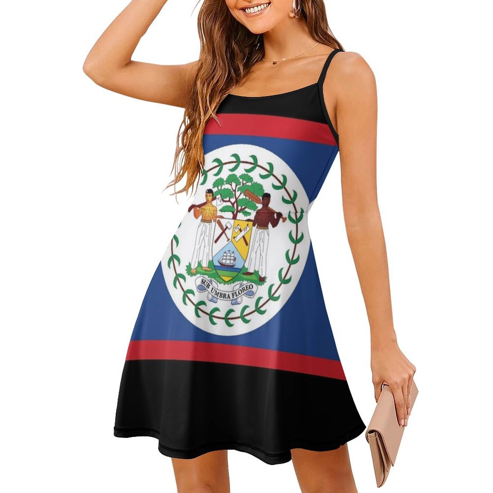 Nationalflagge von Belize Dame – Summer Clothing Banner Bewertung und Preis
