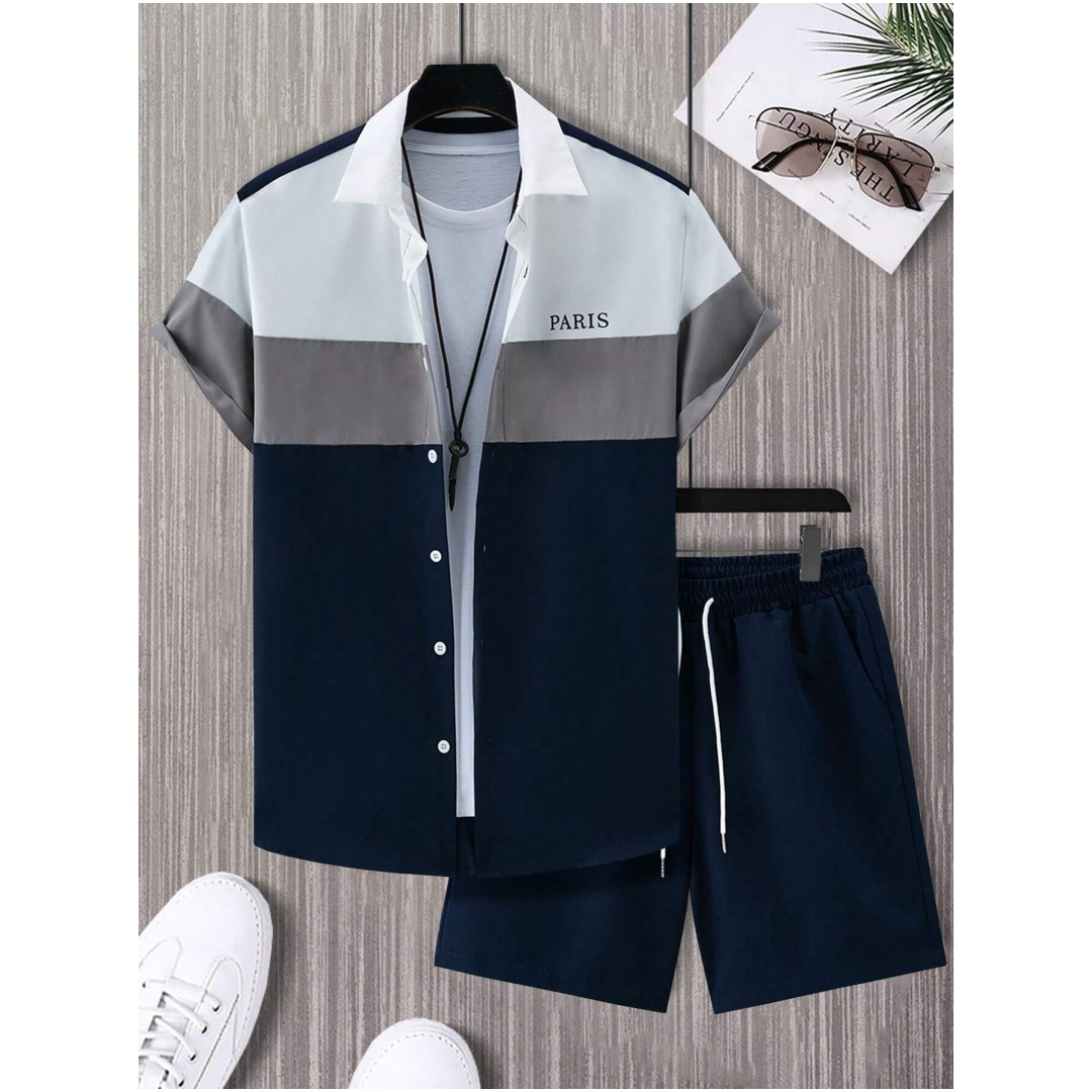 Herrenmode-Anzug, blau-weiß pa – Summer Clothing Trend Bewertung und Preis