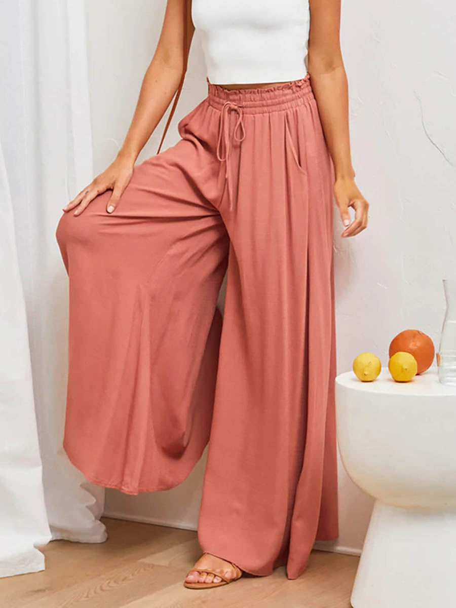 Damenhose mit hoher Taille und – Palazzo Pant Wide Bewertung und Preis