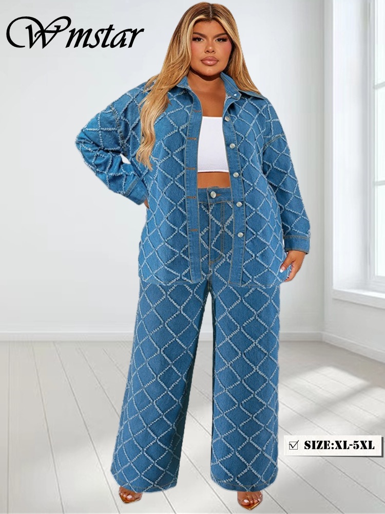 Wmstar Plus Größe Denim Zwei S – Summer Clothing Wholesale Bewertung und Preis