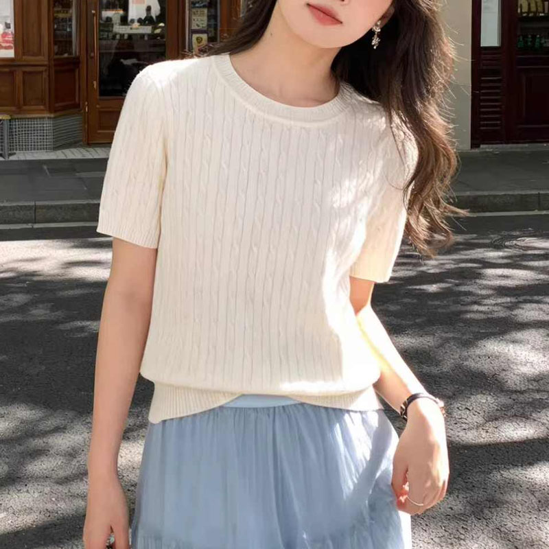 Gestrickter Pullover für Damen – Summer Clothing Yarn Bewertung und Preis