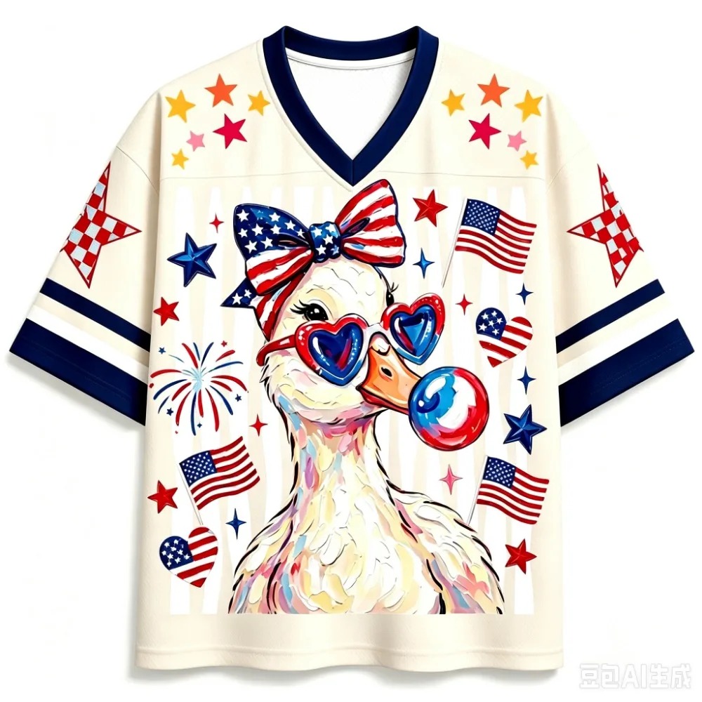 Sternflaggen-Enten-Illustratio – Summer Duck Clothing Bewertung und Preis