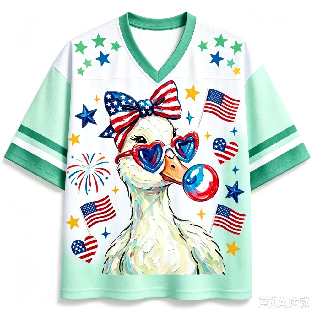 Sternflaggen-Enten-Illustratio – Summer Duck Clothing Bewertung und Preis